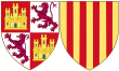 Coat of Arms of Violant of Aragon as Queen of Castile.svg