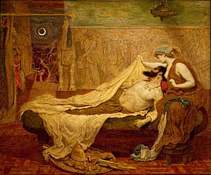 Archivo:Dream of Sardanapalus 1871 Ford Madox Brown