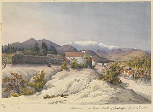 Archivo:Edward Gennys Fanshawe, Callina (Colina), 15 miles north of Santiago, Jany 13th 1851 (Chile)