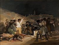 El Tres de Mayo, by Francisco de Goya, from Prado in Google Earth