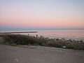 Galveston beach sunset