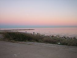 Archivo:Galveston beach sunset