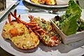 Lobster Thermidor entree