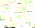Map commune FR insee code 72292