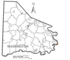 Map of Stockdale, Washington County, Pennsylvania Highlighted.png