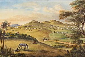 Archivo:Military encampment at Mount Richmond (1861)