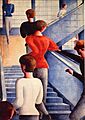 Oskar Schlemmer - Bauhaustreppe 1932