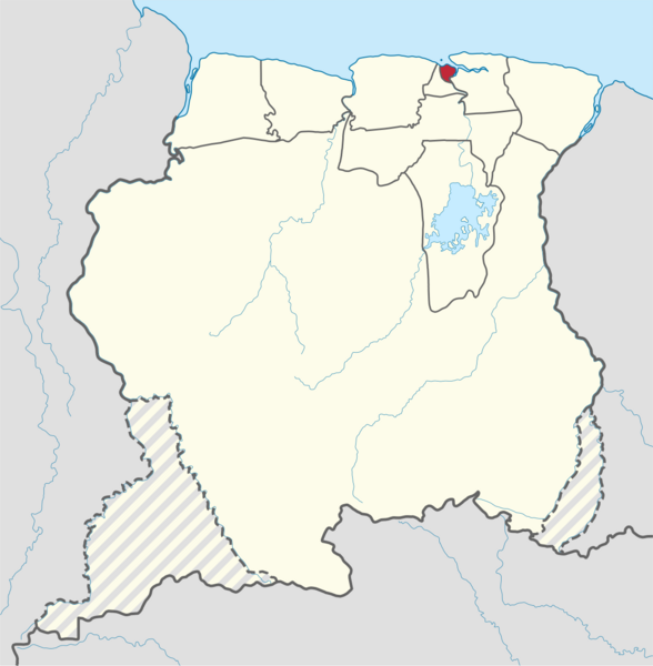 Paramaribo in Suriname (+claims)