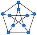 Petersen graph blue