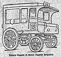 Petit Journal 22 7 1894 Voiture Chastel et David vapeur Serpollet competes in Paris-Rouen