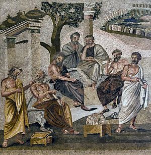 Archivo:Plato's Academy mosaic from Pompeii