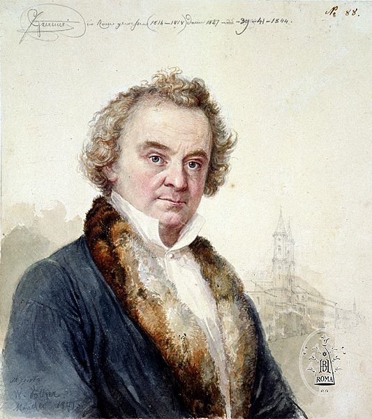 Archivo Porträt Friedrich von Gärtner, von Wilhelm Völker