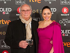 Archivo:Premios Goya 2018 - Carlos Saura y Ana Saura 02