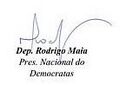 Rodrigo Maia Câmara dos deputados Signature