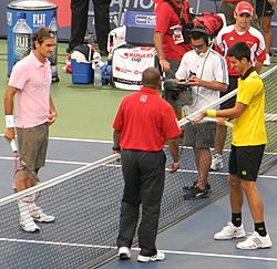 Archivo:Rogers Cup 2010 Djokovic Federer007 cropped