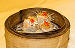 Shark fin dumplings, Holiday Restaurant, Semarang, 2014-06-19.jpg
