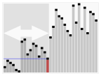 Representación gráfica de del algoritmo de ordenamiento quicksort