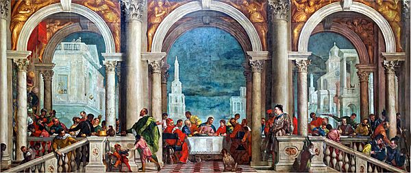 Archivo:The Feast in the House of Levi by Paolo Veronese (edited 2)