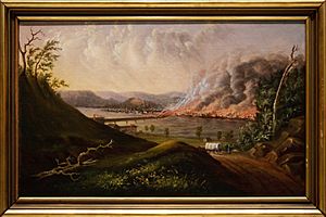 Archivo:WLA cma View of the Great Fire of Pittsburgh 1846