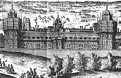 Archivo:Woodcut of Nonsuch Palace