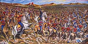 Archivo:Batalla de Junín, Rázuri y la carga de los húsares del Perú