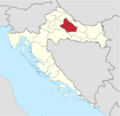 Bjelovarsko-bilogorska županija in Croatia