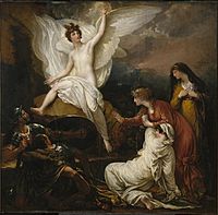 Brooklyn Museum - The Women at the Sepulchre (The Angel at the Tomb of Christ) - Benjamin West - overall.jpg