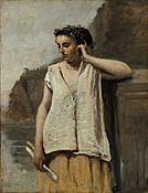Camille Corot - The Muse History, 1865