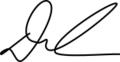 Damien Chazelle Signature