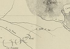 Archivo:De Hudif al Lago Riñihue en el Mapa de la Expedicion de Francisco Vidal Gormaz