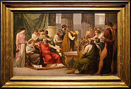 Archivo:Francesco hayez, ulisse alla corte di alcinoo, 1813 (roma, accademia di san luca)