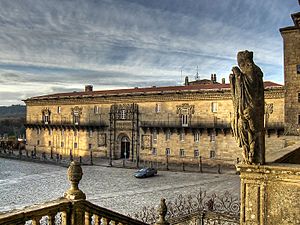 Archivo:Hostal dos Reis Católicos. Praza do obradoiro. Santiago de Compostela