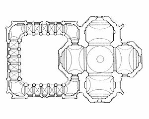 Archivo:Jan Santini Aichel - Mariánská Týnice ground plan