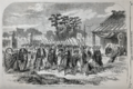 Japanese Soldiers Marching Shimonoseki Campaign by Wirgman 1864