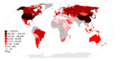 Korean diaspora map