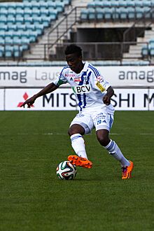 Lausanne Sport vs FC Sion - Avril 2014 - Patrick Ekeng.jpg