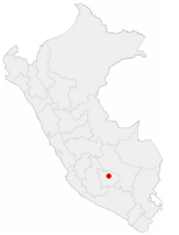 Location of the city of Abancay in Peru.png