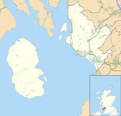 Ardrossan ubicada en North Ayrshire