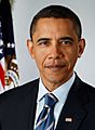 Official portrait of Barack Obama by Pete Souza