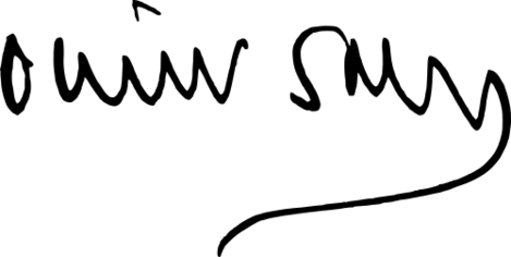 Oliver Sacks signature