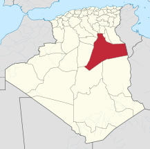 Ouargla in Algeria 2019.svg