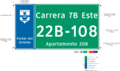 Placa nomenclatura Pitalito