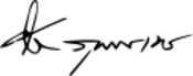 Samak Sundaravej signature.svg