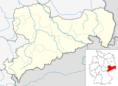 Zittau ubicada en Sajonia