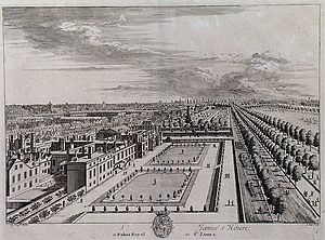 Archivo:St James's Palace and The Mall Kip 1715