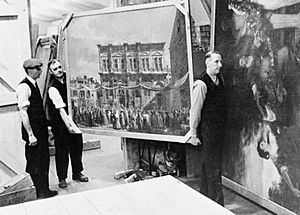 Archivo:The Evacuation of Paintings From London during the Second World War HU36302