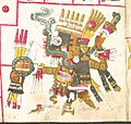 Tlaloc, God of the Rain, Thunder, Earthquakes; Codex Borgia