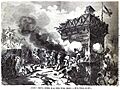 1871-05-05, La Ilustración Española y Americana, Ataque y heroica defensa de la torre óptica Colón (20 de febrero de 1871)