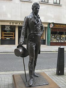 Archivo:Beau Brummell Statue Jermyn Street