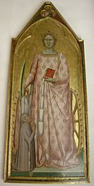 Bernardo daddi, santa caterina d'alessandria, prima metà xiv secolo